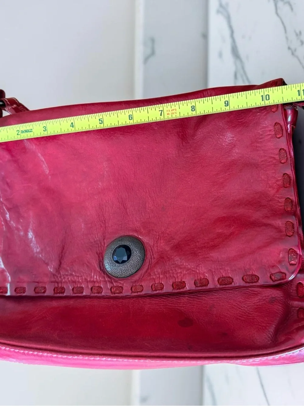 Campomaggi red leather